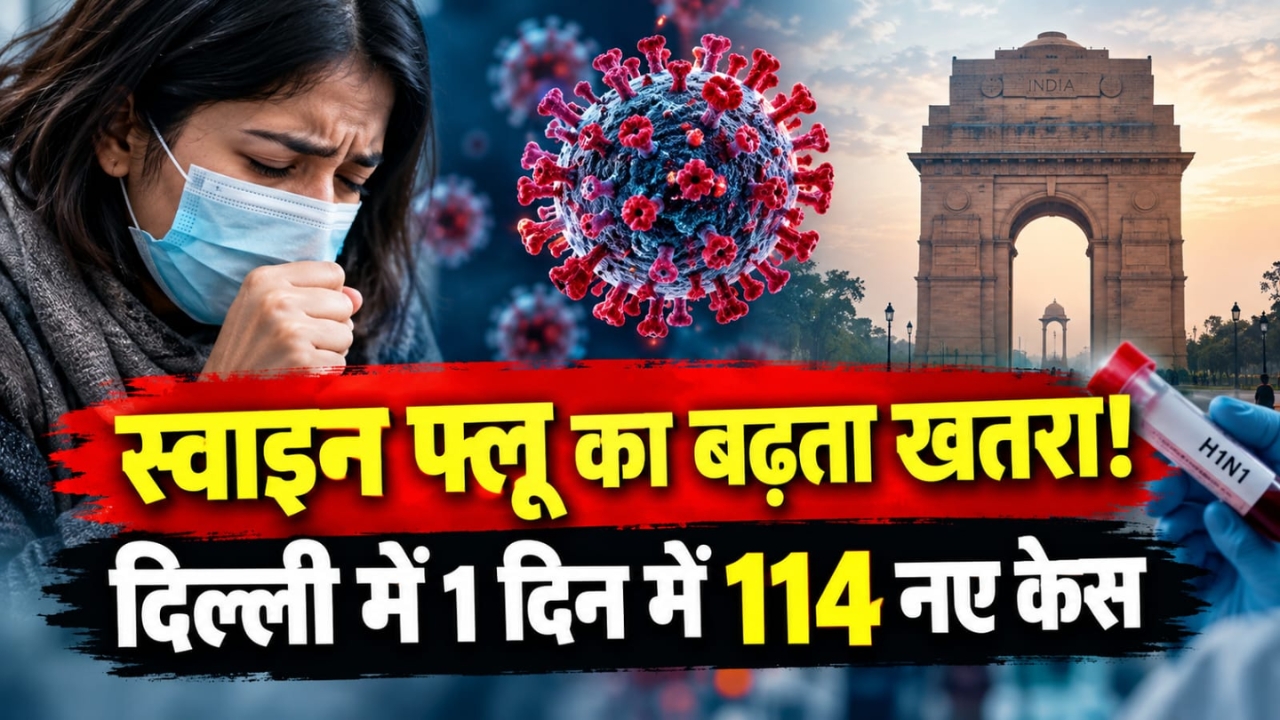 खांसी-जुकाम है या स्वाइन फ्लू? दिल्ली में बढ़ते H1N1 मामलों ने स्वास्थ्य विभाग की चिंता बढ़ाई खांसी-जुकाम है या स्वाइन फ्लू? दिल्ली में बढ़ते H1N1 मामलों ने स्वास्थ्य विभाग की चिंता बढ़ाई