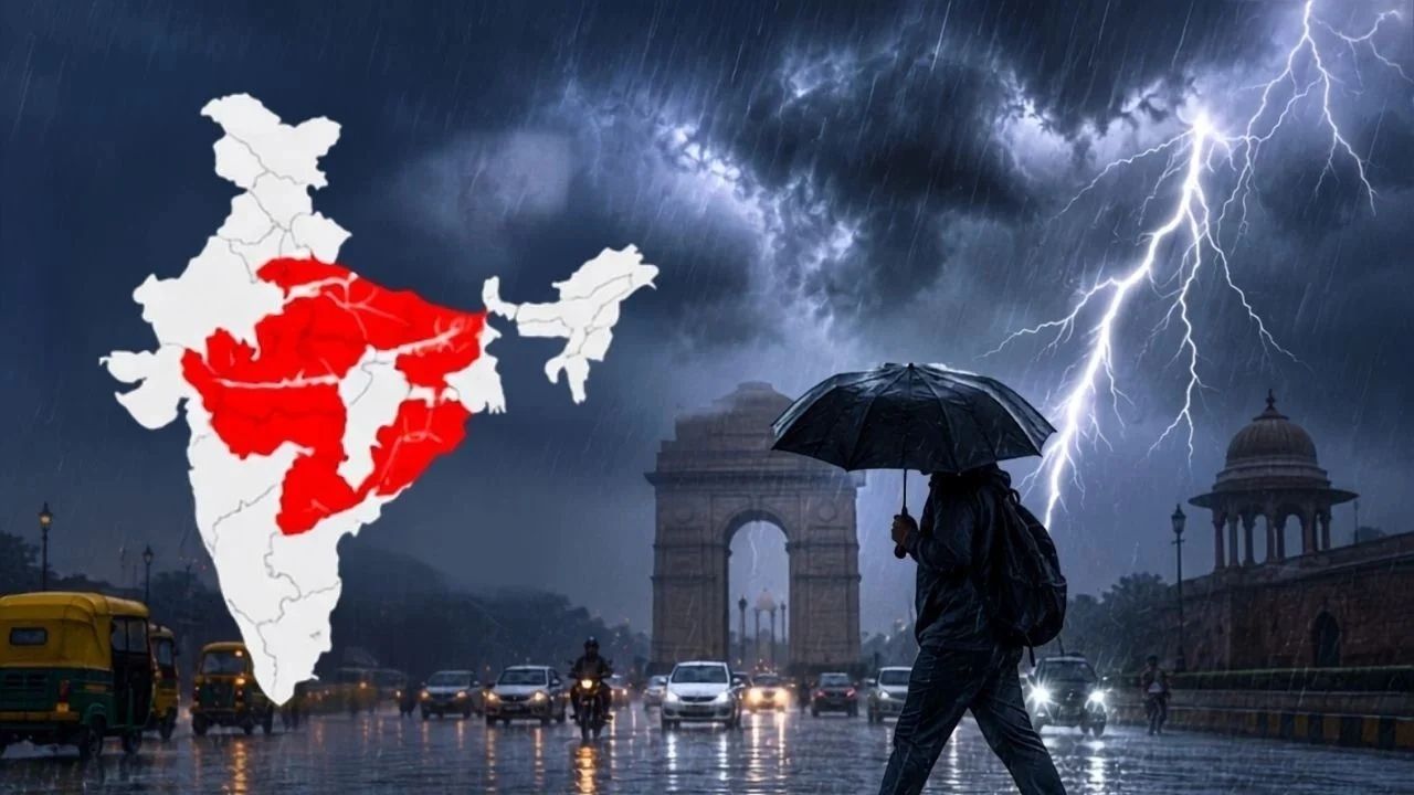 Weather Update Today 12 September Imd Issues Heavy Rain Alert For Delhi Up Rajasthan For Next 48 Hours